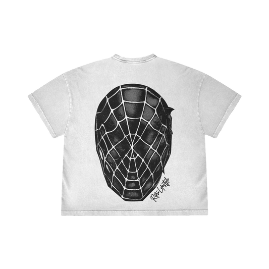 Black Suit Damaged Spidey Tee