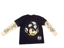 Load image into Gallery viewer, Black Thermal Megaman Tee
