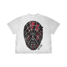 Load image into Gallery viewer, White Damaged Spider-Man Tee
