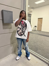 Load image into Gallery viewer, White Damaged Spider-Man Tee
