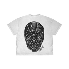 Load image into Gallery viewer, Black Suit Damaged Spidey Tee
