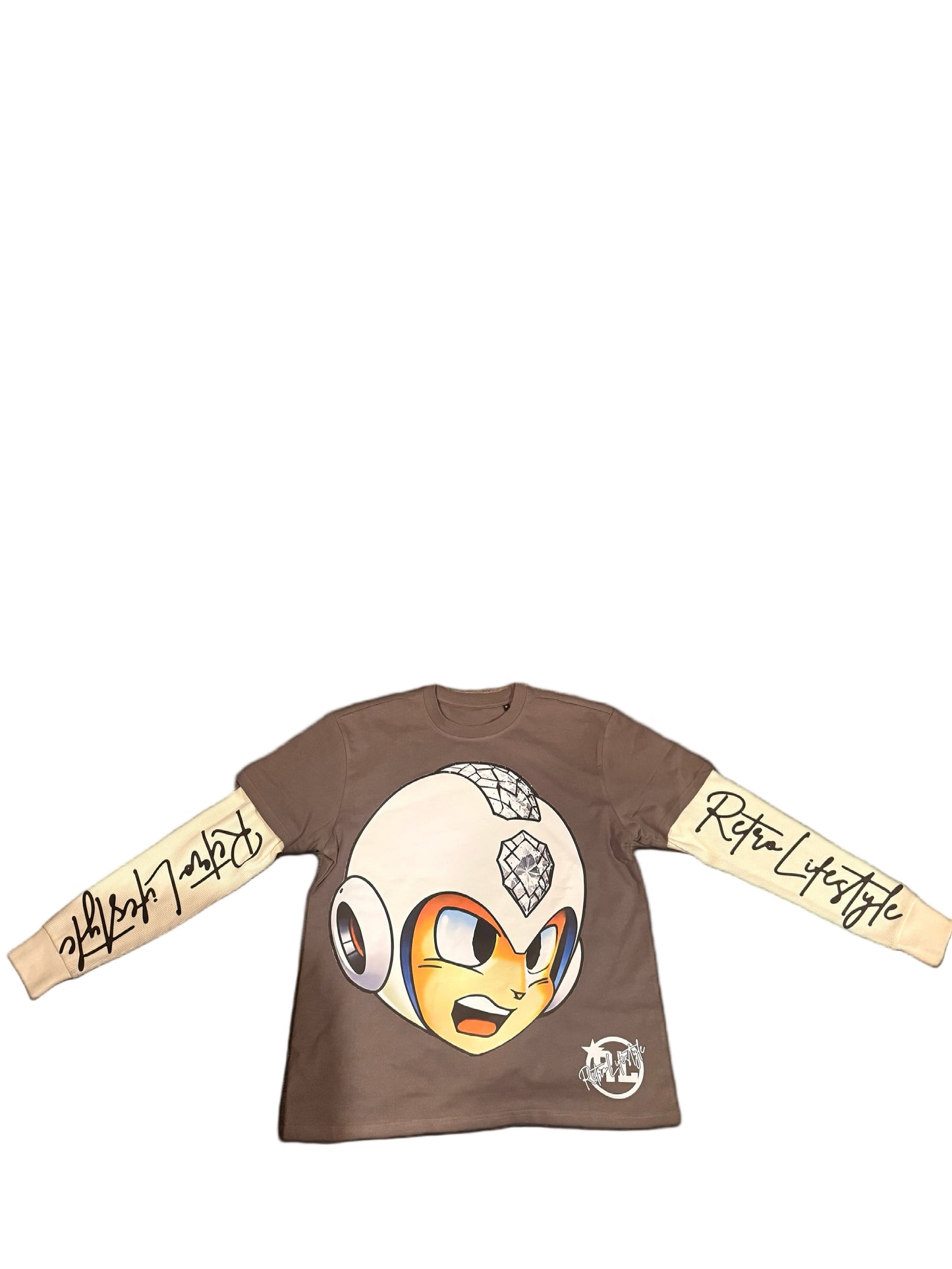 Gray Thermal Megaman Tee