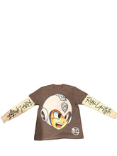 Load image into Gallery viewer, Gray Thermal Megaman Tee
